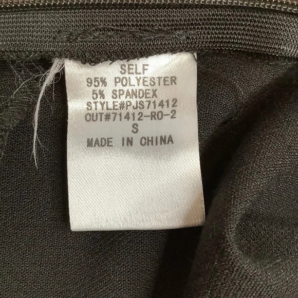 PARVENUE Black Twist Strapless Jumpsuit Size S - Picture 12 of 14